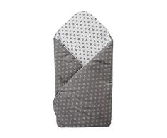 cosing 331–019–142 Coussin de coussin à douille pour bébé Nid dange bébé Coco – Collection sleeplease étoiles Blanc/gris