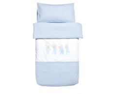 Petit Praia Housse Couette 70 + Drap Housse + Taie dOreiller Baby Céleste