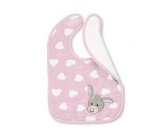 Sterntaler Bavoir en Plastique avec Velcro Emmi Girl, Taille: 26 x 38 cm