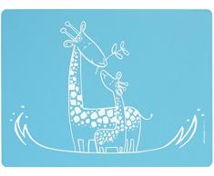 Moderntwist Meal Baby Peluche Girafe en Silicone Bleu