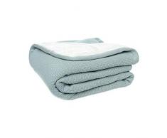 Noukies Tricoloudoux Couverture Aqua 75 x 100 cm 1 Unité