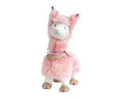 Histoire dOurs Lama Peluche Rose 50 cm