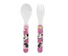 LULABI Fourchette Cuillère Emballage Mélamine Disney Minnie