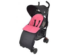 Britax Chancelière/Cosy orteils Buggy Poussette Landau intelligent double Mouvement Agile Rose foncé