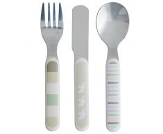 Rätt Start éléphant personnage Ensemble de couverts, 3 pièces