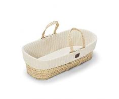 The Little Green Sheep Naturel en tricot couffin et matelas, Lin