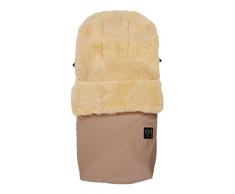 Kaiser 6542031 Chancelière pour poussette Paat avec fourrure dagneau, Couleur sable