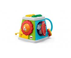 Fisher-Price Cube dActivités à 5 côtés, jouet déveil pour bébé, 6 mois et plus, FYK64