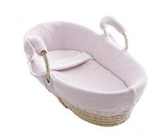 Noukies Tricoloudoux Couffin Rose Cocon Silver 1 Unité