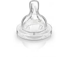 Philips Avent SCF632/27 tétines Classic+ 1m+, 2 trous, débit lent - Lot de 2