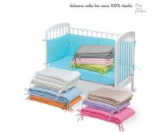 Pirulos 43300007 Tour de lit en coton Turquoise