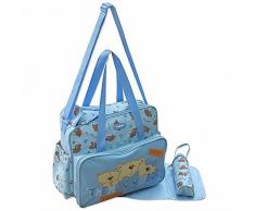 Bleu gmmhl 2/ pi/èces Couleur Sac /À Langer Sac Sac /à langer b/éb/é Baby Sac Voyage Choix des couleurs