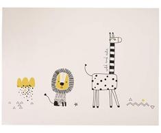 Bimbi Pirulos Lot de 4 autocollants muraux décoratifs 151 Selva 149 00 Unisexe