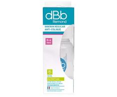 dBb Remond RégulAir Biberon avec Tétine NN en Caoutchouc Blanc 120 ml