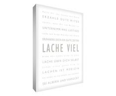 Little Helper LM1624-01G Feel Good Art Tableau sur toile épaisse style moderne