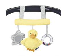 Sterntaler Jouets À Accrocher avec Velcro, Canard Edda, Âge : Pour les Bébés Dès la Naissance, Jaune
