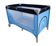 cosing Dolphin Blue Travel Cot Lit de voyage Adam, bleu