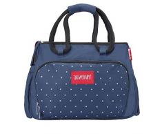 Badabulle Sac à Langer Boho Bleu Foncé Grande Capacité Complet avec Bandoulière