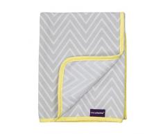 ClevaMama Couverture Polaire Bébé – Couverture Microfibre Nouveau-né Nourrisson – Couverture Chaude pour Poussette Landau Couffin Berceau Lit Bébé - 120 x 140