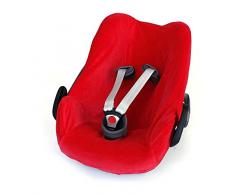 mundo melocotón Maxicosi Pebble Housse en Velours pour Siège Auto Rouge