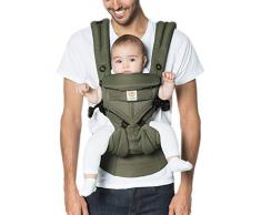 Ergobaby Porte Bebe Ergonomique Omni 360 Respirant Multiposition Dorsale et Ventral Cool Air Mesh Vert Kaki