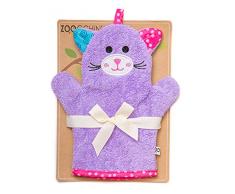 Zoocchini Gant de Toilette Marionnette Motif Kallie Le Chaton