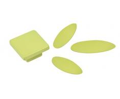 Poyetmotte 1600196 pétales avec boutons pour cabinet, Anis