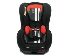 Siège Auto Groupe 0+/1 de 0 à 18kg avec protections latérales - Fabrication 100% Française - 3 étoiles Test TCS - 20 coloris - Cale-tête et assise rembourrés.