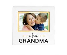 Pearhead Cadre photo souvenir Inscription I Love Grandma Blanc