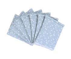 Babybay 160869 Tour de lit Ultrafresh en piqué Convient pour Le modèle Maxi, Boxspring, Midi et Comfort Plus, Bleu Ciel avec étoiles Blanches, Multi Color, Taille Unique