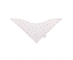 Bavoir Motif Étoile Stela Rose 36,5 x 18 cm