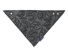 The Original Dooky Bavoir Bandana en coton, absorbant et réglable Nero Con Triangoli/Black Tribal