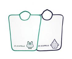 Babycalin Lot de 2 Bavoirs Maternelle