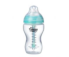 Tommee Tippee Biberon Anti-Colique Avancé, 340 ml, Valve et Tube Anti-Colique avec Technologie Thermosensible, Tétine Souple