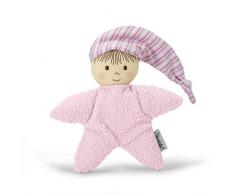 Sterntaler Poupée, Hochet Intégré, Pour Bébé dès la naissance, 16 cm, Rose