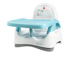 Badabulle Réhasseur de Chaise Confort Bleu / Gris Bébé Pliable Evolutif
