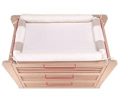 Albero Bambino – Table à langer/sur pied pour commode crème/Ecru