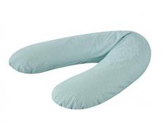 Träumeland T040231 Housse de rechange pour coussin dallaitement et de grossesse Motif Geo Turquoise Multicolore 190 cm