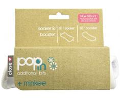 Protection hygiénique pour bébés avec fermeture par Close Baby Carrier - Doublure imprégnée - Couleur boule de neige