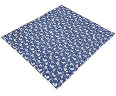 Ideenreich 2544 Tapis déveil pour bébé Motif lama Bleu 130 x 150 cm