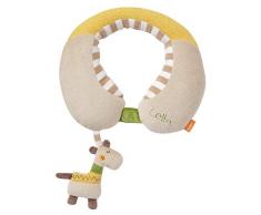 Fehn 059267 Girafe Coussin de nuque avec petit cercle Multicolore