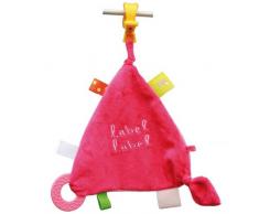 Label Label - Doudou Triangle - Rose/Fuschia