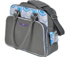 Dooky Sac à Langer - Ronds Turquoise/Gris - Toile Polyester