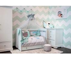 Belisima 5902012145692 Planes Parure de lit 90 x 120 cm avec 6 zircones Gris