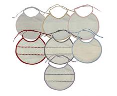 Duffi Baby 5083-00 Bavoir à Broder au Point de Croix 20 x 20 cm