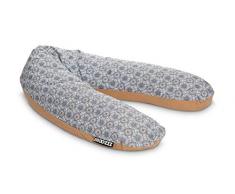 Snoozzz Coussin dallaitement Coussin de maternité Coussin de grossesse - avec housse en coton déhoussable et lavable – 185 cm - Remplissage : microbilles légères et silencieuses – Womby camel