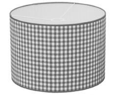 Taftan Suspension Gros carreaux gris (35 cm de diamètre) - Gris