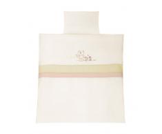 Julius Zöllner 8520010300 - Parure de lit - 80 x 80 cm - Motif ourson