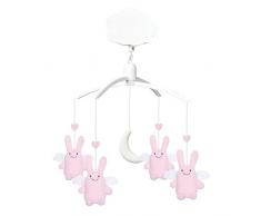 Trousselier - Mobile Musical - Ange Lapin - Rose