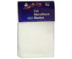 Junior Joy Bébé Couverture en polaire (Blanc)